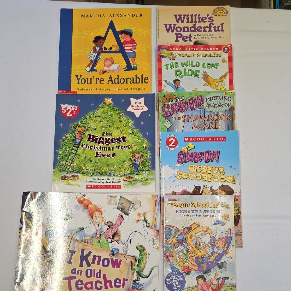 Scholastic Kids Book Bundle Set Of 8